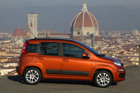  and rear seats Fiat Panda is characterized by great freedom of use