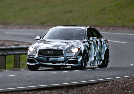 During a Infiniti Red Bull Racing Filming Day with Sebastian Vettel on March 21, 2014 in Millwood, England.