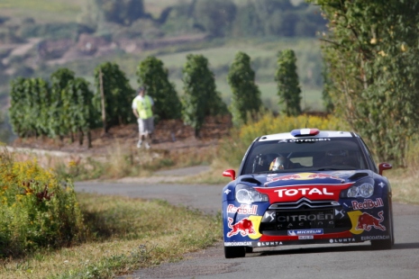 MOTORSPORT - WRC Round 09 //Deutschland Rallye 2012, 23-26 August // Photo: McKlein - S.Vessely //Sebastien Loeb - Daniel Elena, Citroen DS3 WRC // ACTION