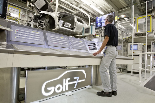 Volkswagen Werk Wolfsburg/Produktion Golf