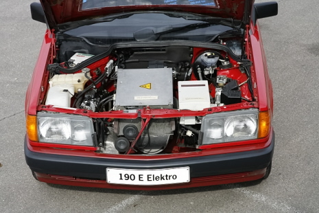Typ 190 E Elektroantrieb in der Erprobung