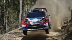 Robert Kubica i Maciej Szczepaniak w Fordzie Fiesta RS WRC zajmują dziesiąte […]