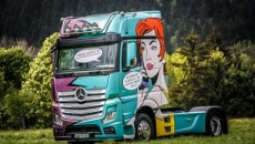 Iwona „Trucking Girl” Blecharczyk wraz z fundacją Trans.org, promocyjny Actros 1851LS „Mietek”, […]