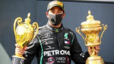 Lewis Hamilton (Mercedes) wygrał wyścig mistrzostw świata FIA Formuły 1 o Grand […]