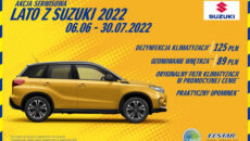 Już 6 czerwca wystartuje akcja serwisowa „Lato z Suzuki 2022” skierowana do […]